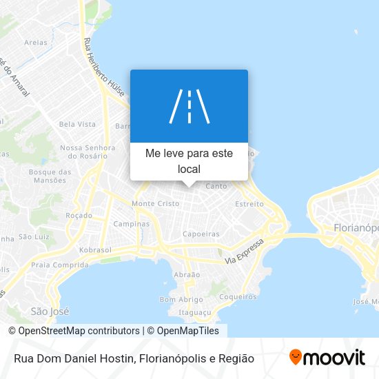 Rua Dom Daniel Hostin mapa