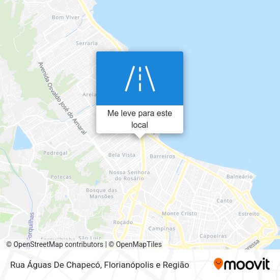 Rua Águas De Chapecó mapa