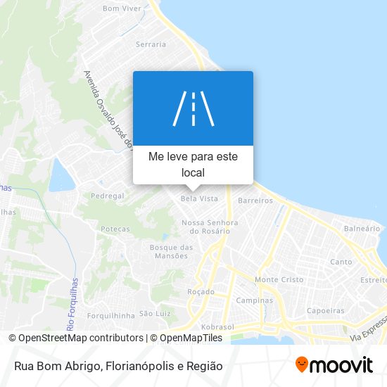 Rua Bom Abrigo mapa