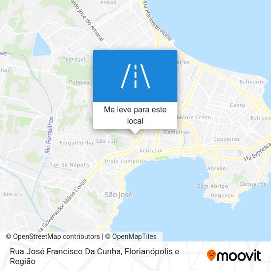 Rua José Francisco Da Cunha mapa