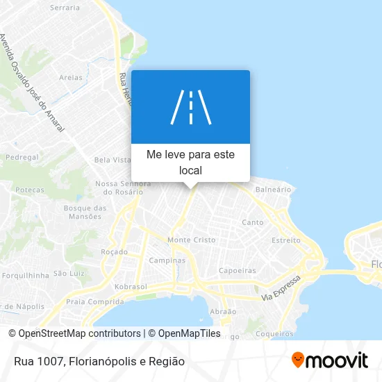 Rua 1007 mapa