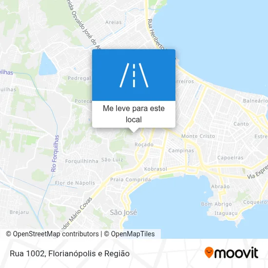 Rua 1002 mapa