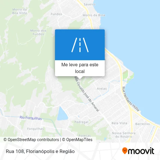 Rua 108 mapa