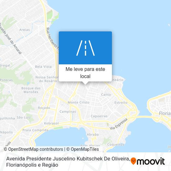 Avenida Presidente Juscelino Kubitschek De Oliveira mapa
