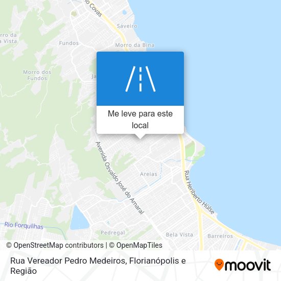 Rua Vereador Pedro Medeiros mapa