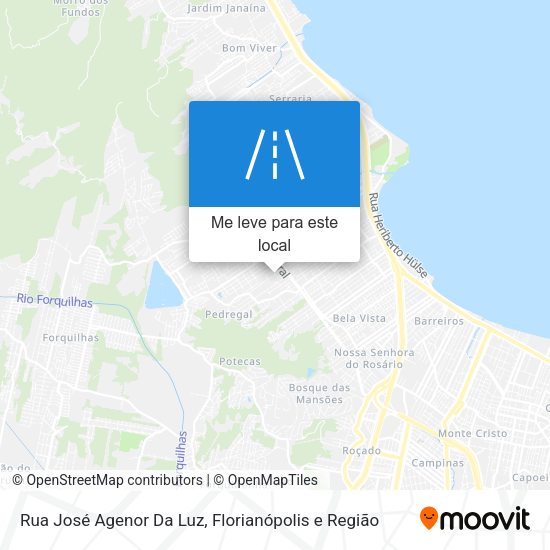 Rua José Agenor Da Luz mapa