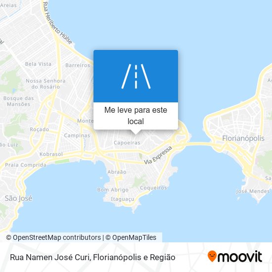 Rua Namen José Curi mapa