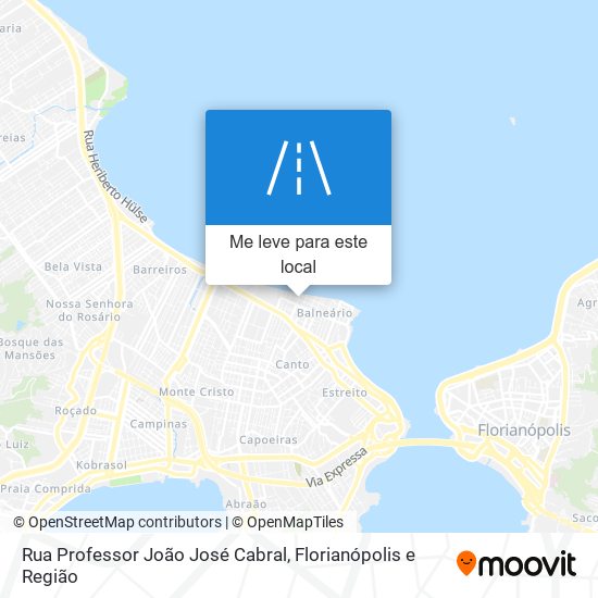 Rua Professor João José Cabral mapa