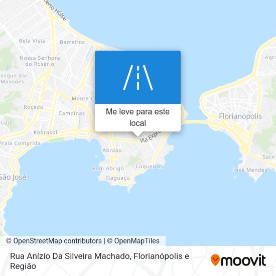Rua Anízio Da Silveira Machado mapa