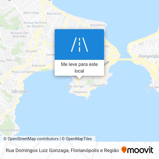 Rua Domingos Luiz Gonzaga mapa