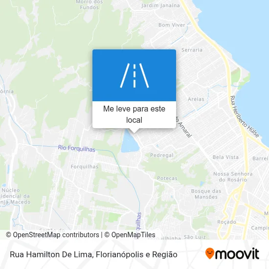 Rua Hamilton De Lima mapa