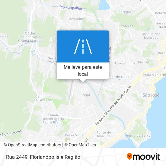 Rua 2449 mapa