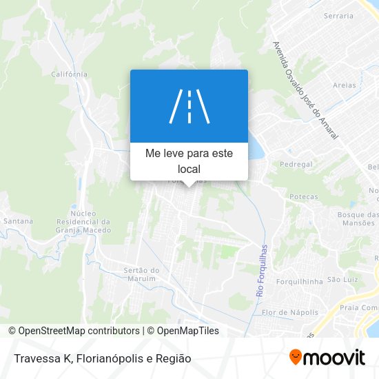 Travessa K mapa