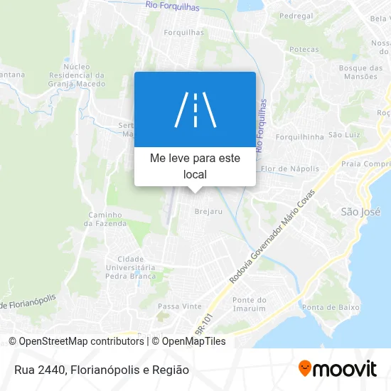 Rua 2440 mapa