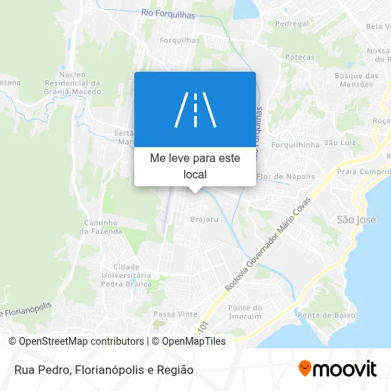 Rua Pedro mapa