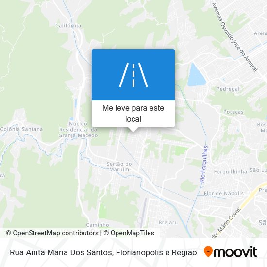 Rua Anita Maria Dos Santos mapa