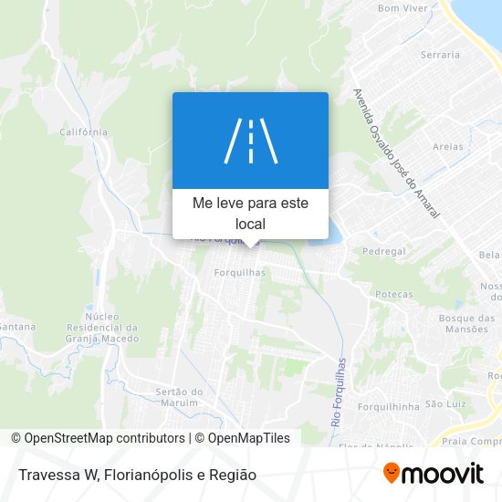 Travessa W mapa
