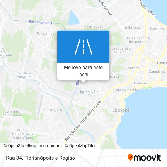 Rua 34 mapa