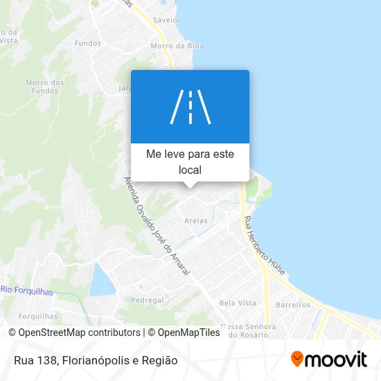 Rua 138 mapa