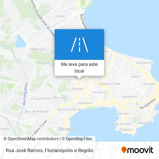 Rua José Ramos mapa