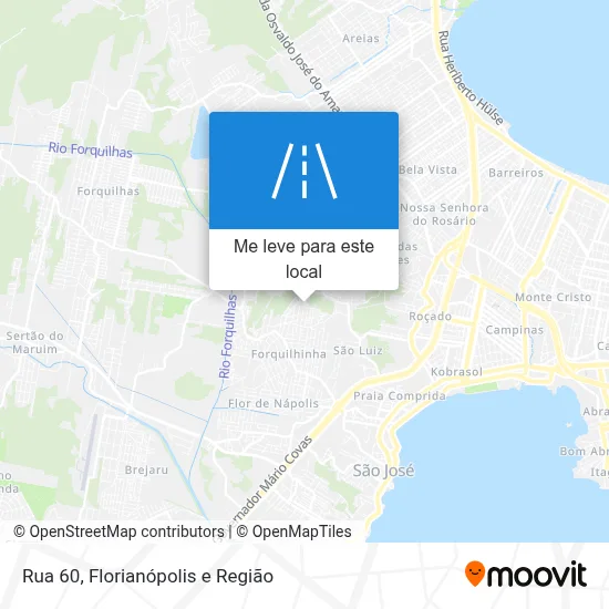 Rua 60 mapa