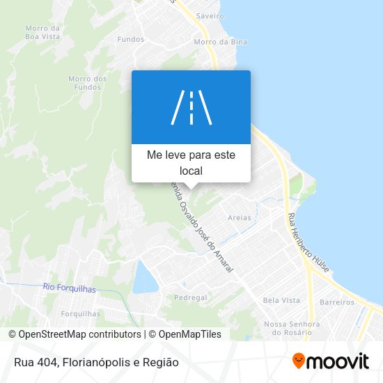 Rua 404 mapa