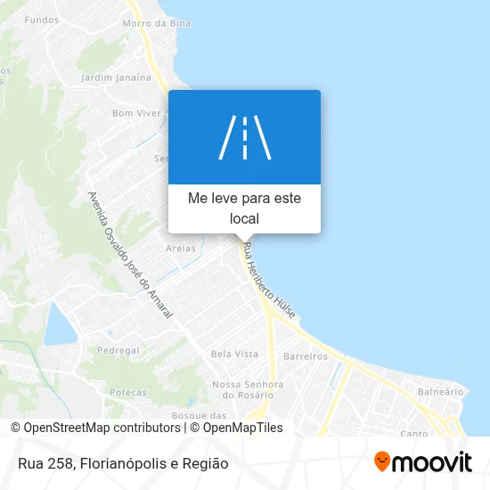 Rua 258 mapa