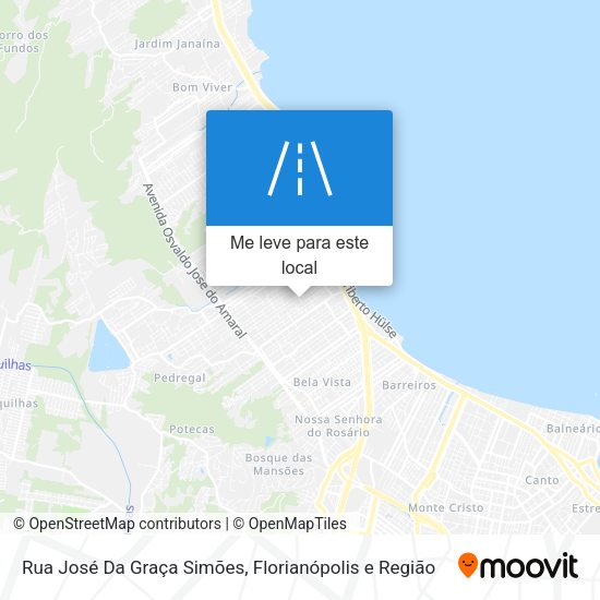 Rua José Da Graça Simões mapa
