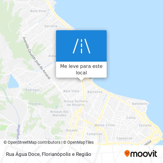 Rua Água Doce mapa