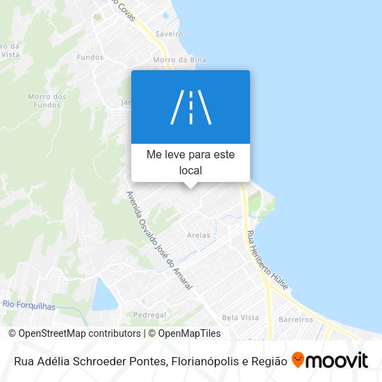 Rua Adélia Schroeder Pontes mapa