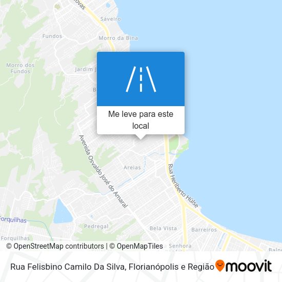 Rua Felisbino Camilo Da Silva mapa