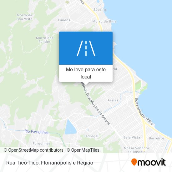 Rua Tico-Tico mapa
