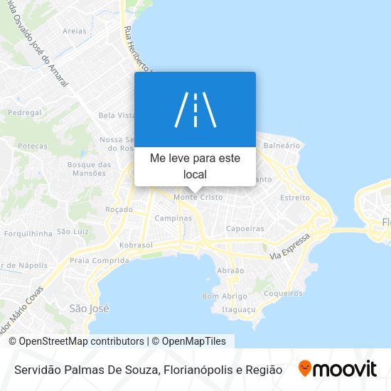Servidão Palmas De Souza mapa