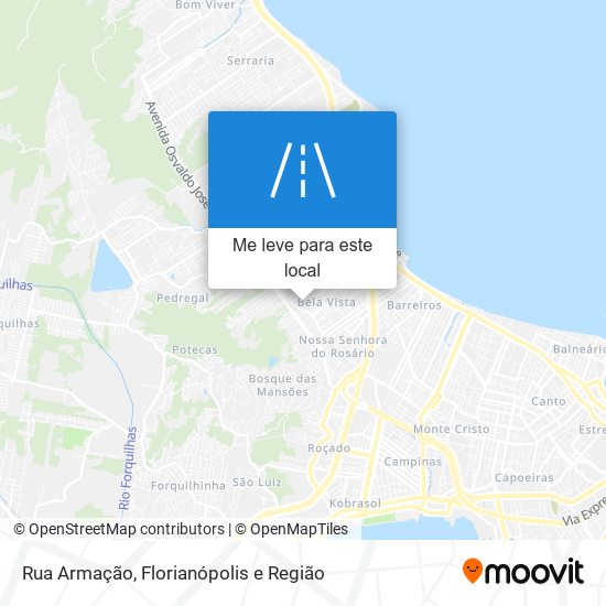 Rua Armação mapa