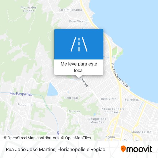 Rua João José Martins mapa