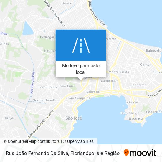 Rua João Fernando Da Silva mapa