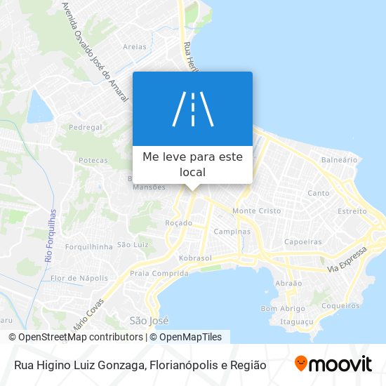 Rua Higino Luiz Gonzaga mapa