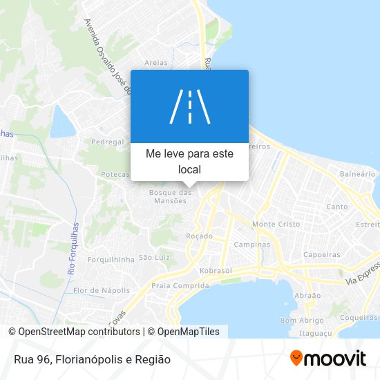 Rua 96 mapa