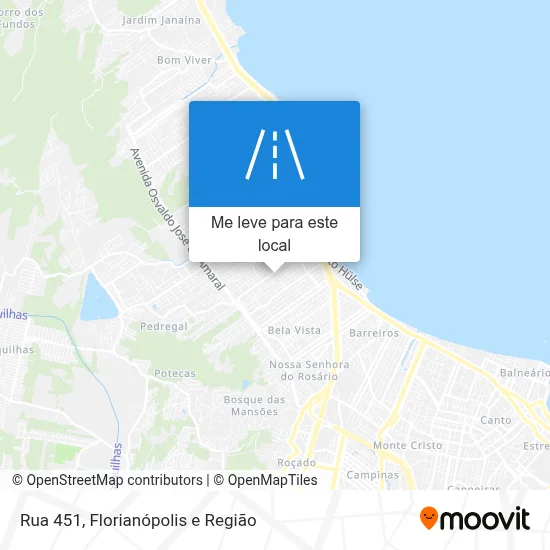 Rua 451 mapa