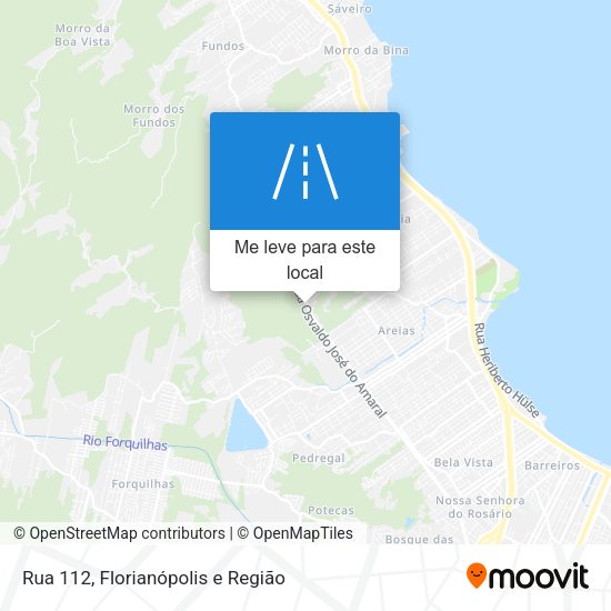Rua 112 mapa