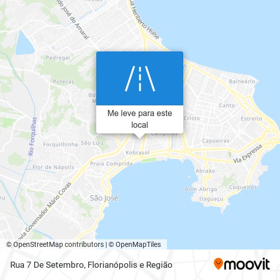 Rua 7 De Setembro mapa