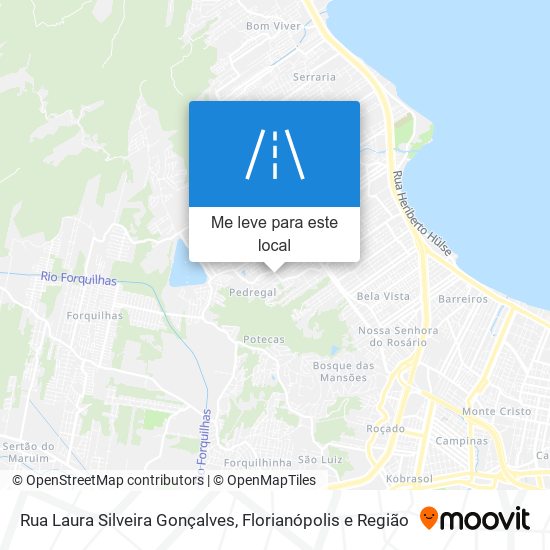 Rua Laura Silveira Gonçalves mapa