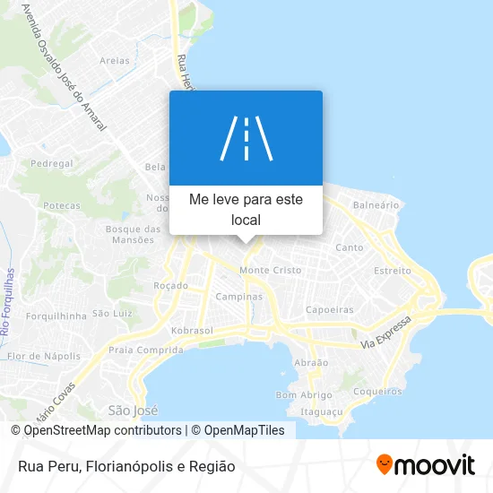 Rua Peru mapa
