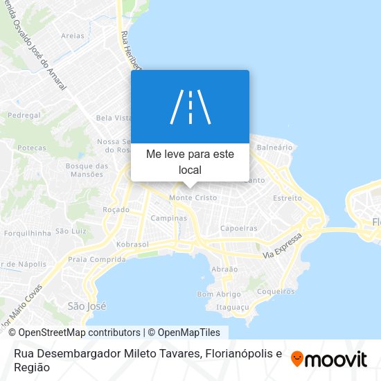 Rua Desembargador Mileto Tavares mapa