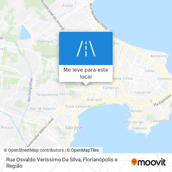 Rua Osvaldo Veríssimo Da Silva mapa