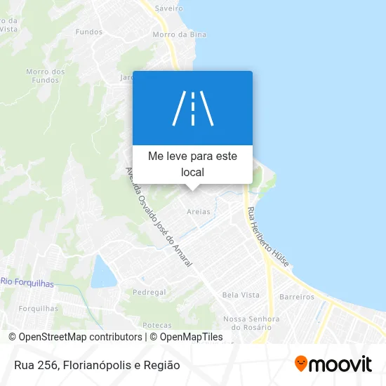 Rua 256 mapa