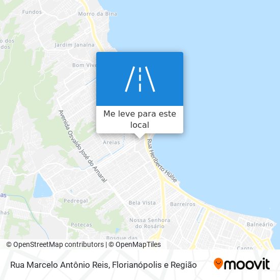 Rua Marcelo Antônio Reis mapa