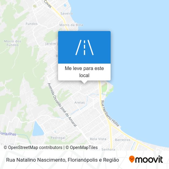 Rua Natalino Nascimento mapa