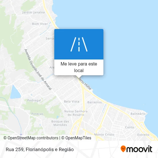 Rua 259 mapa