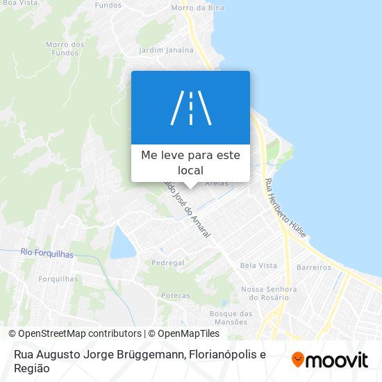 Rua Augusto Jorge Brüggemann mapa